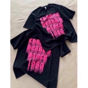 Áo Phông  Premium Cotton in Chữ Chrome Hearts 1989 unisex hàng sịn