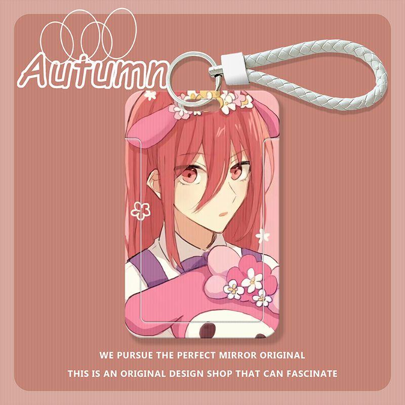 Bao Đựng Thẻ ID / Thẻ ID Họa Tiết Hoạt Hình Sanrio Blue Prison Có Dây Đeo Và Thẻ Tên