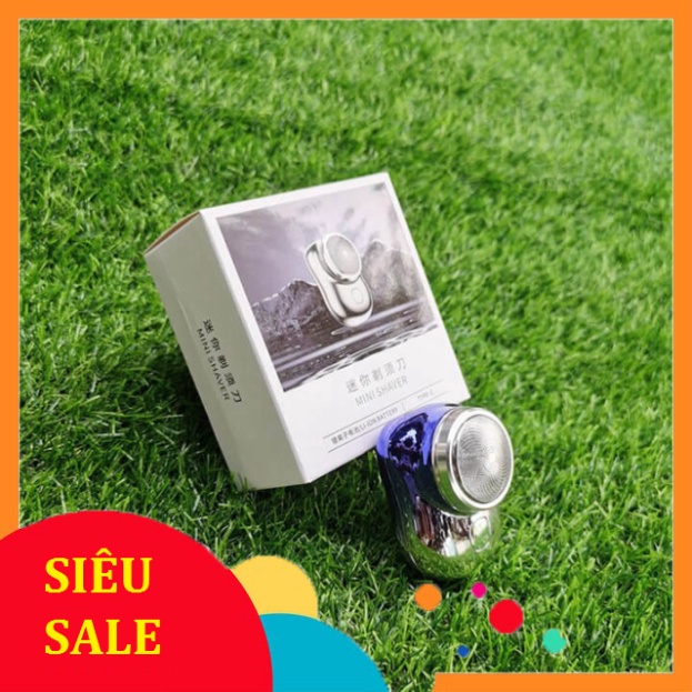 Máy cạo râu điện cầm tay mini lưỡi dao kép, dao cạo râu điện cho nam chống nước IPX7 xoay 360 độ, nhỏ gọn