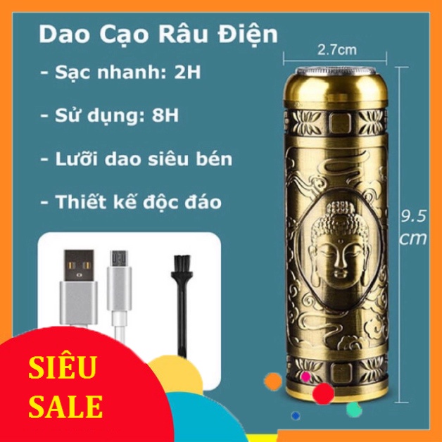 Máy cạo râu mini cầm tay.
