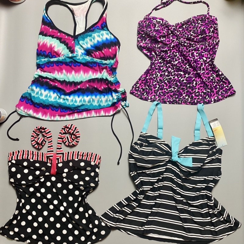 Áo bơi giấu bụng nhiều mẫu, nhiều hãng hàng vnxk xịn, mặc đẹp mà vẫn kín đáo.