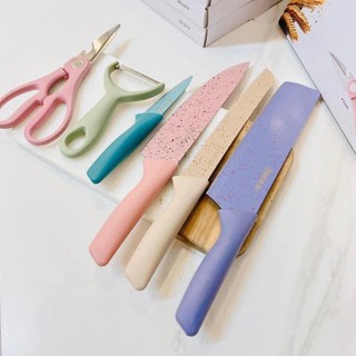 Bộ Dao Lúa Mạch 6 Món, Bộ Dao Nhà Bếp Kitchen