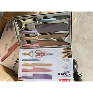 Bộ Dao Lúa Mạch 6 Món, Bộ Dao Nhà Bếp Kitchen