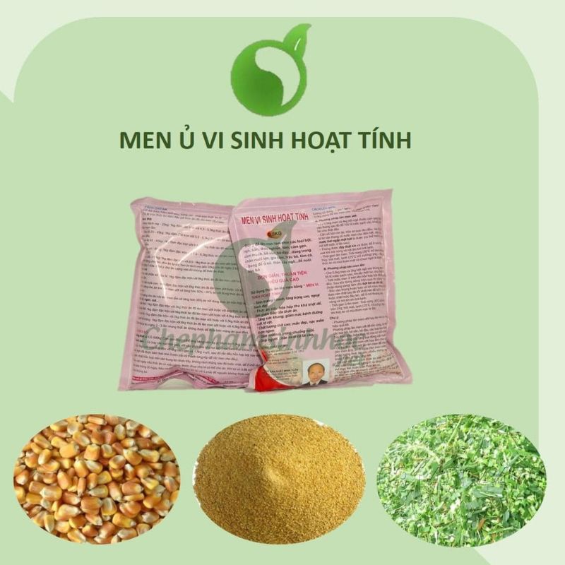 SET 10 GÓI MEN VI SINH HOẠT TÍNH Ủ THỨC ĂN CHĂN NUÔI