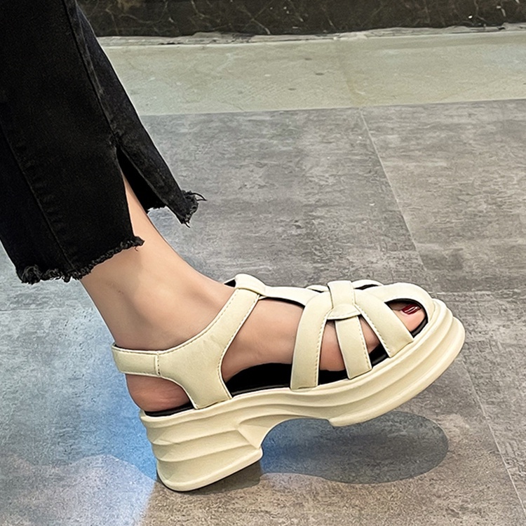 Giày Sandal Cao Gót Phong Cách Retro Thời Trang Xuân Hè 2023 Cho Nữ