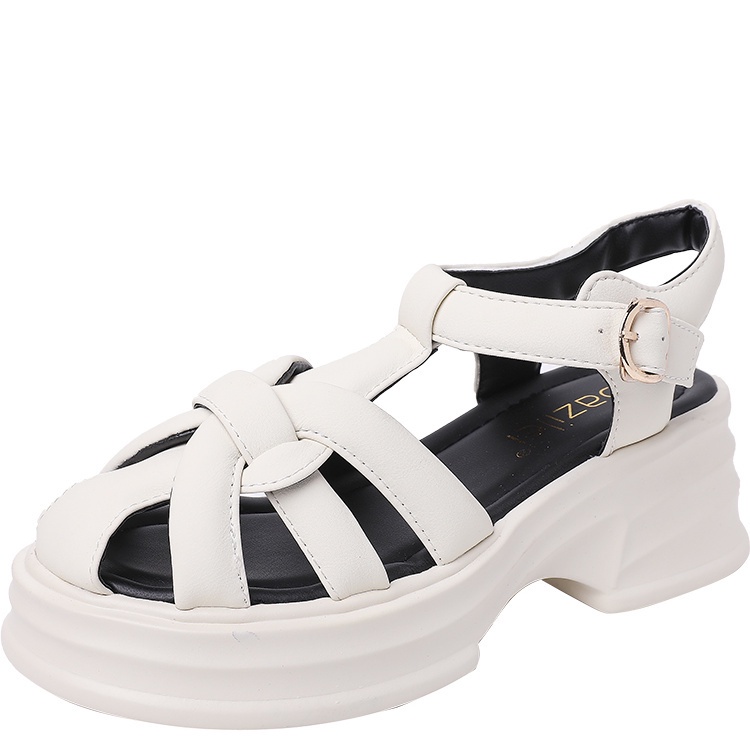 Giày Sandal Cao Gót Phong Cách Retro Thời Trang Xuân Hè 2023 Cho Nữ