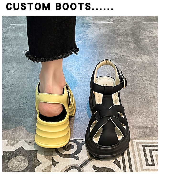 Giày Sandal Cao Gót Phong Cách Retro Thời Trang Xuân Hè 2023 Cho Nữ