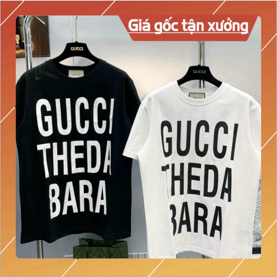 * + # Áo Phông Nam Nữ Gucci Bara In Chữ Ngực . Áo Cộc Tay Phom Ulisex Tay Lỡ Nam Nữ From Rộng # + *