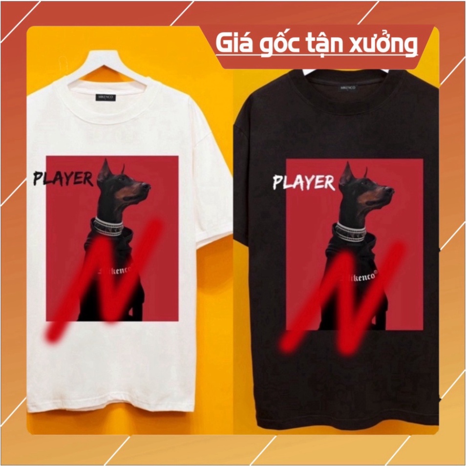 * + # Áo thun tay lỡ chó Player siêu hot HARIQUEEN - Áo phông nam nữ unisex freesize form rộng 65kg # + * | BigBuy360 - bigbuy360.vn
