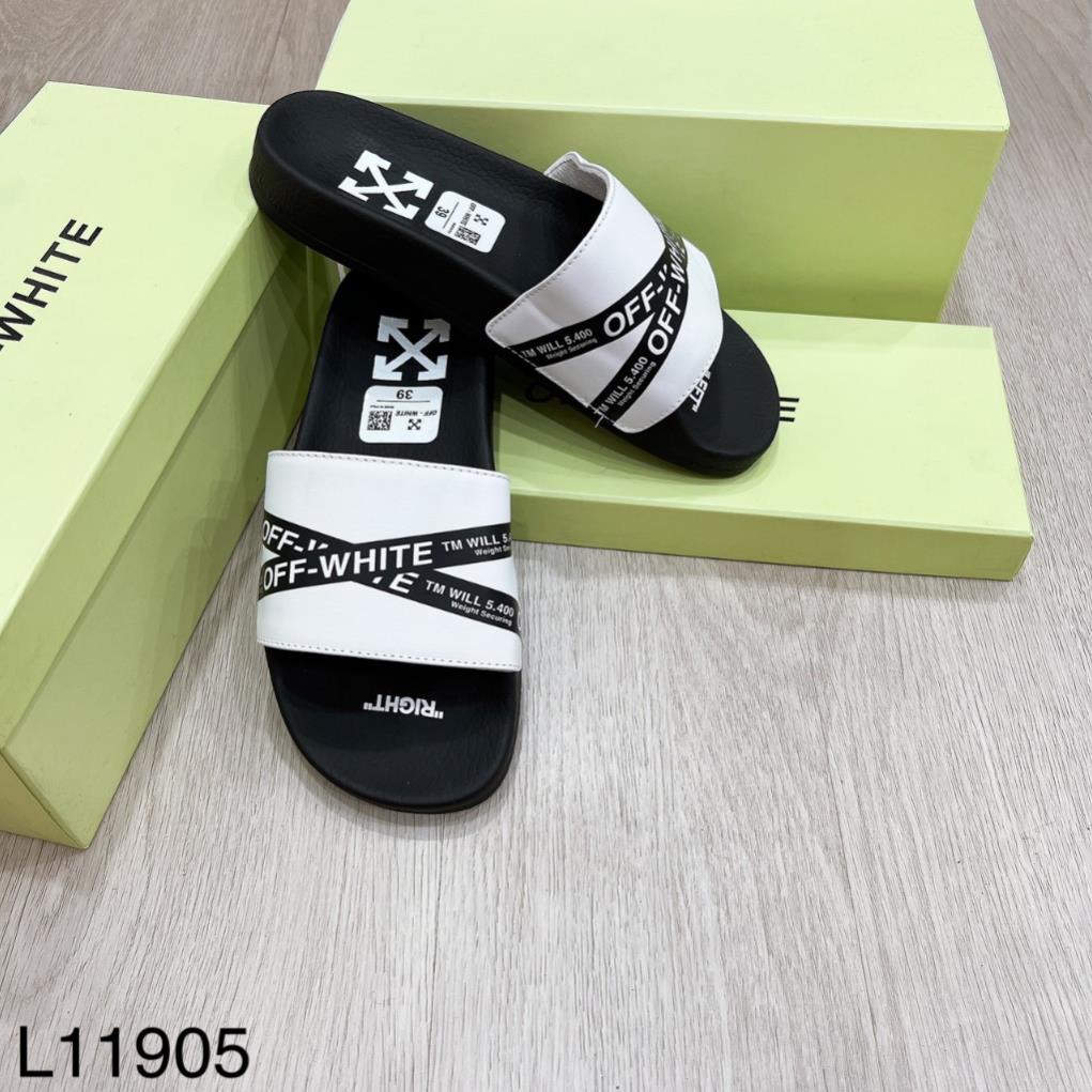 Dép Quai Ngang OFF WHITE Chữ Chéo Mẫu Mới Nhất - Dép Lê Nam OFF WHITE Cực Đẹp