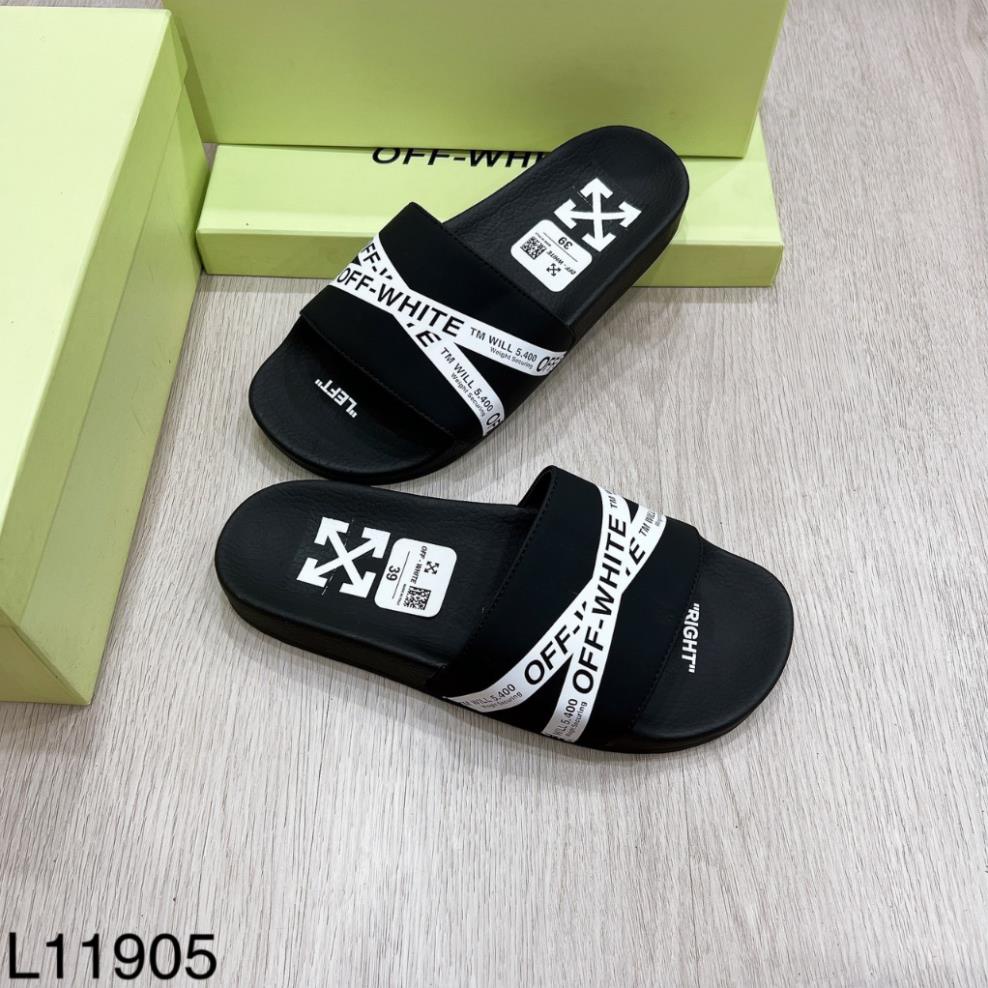 Dép Quai Ngang OFF WHITE Chữ Chéo Mẫu Mới Nhất - Dép Lê Nam OFF WHITE Cực Đẹp