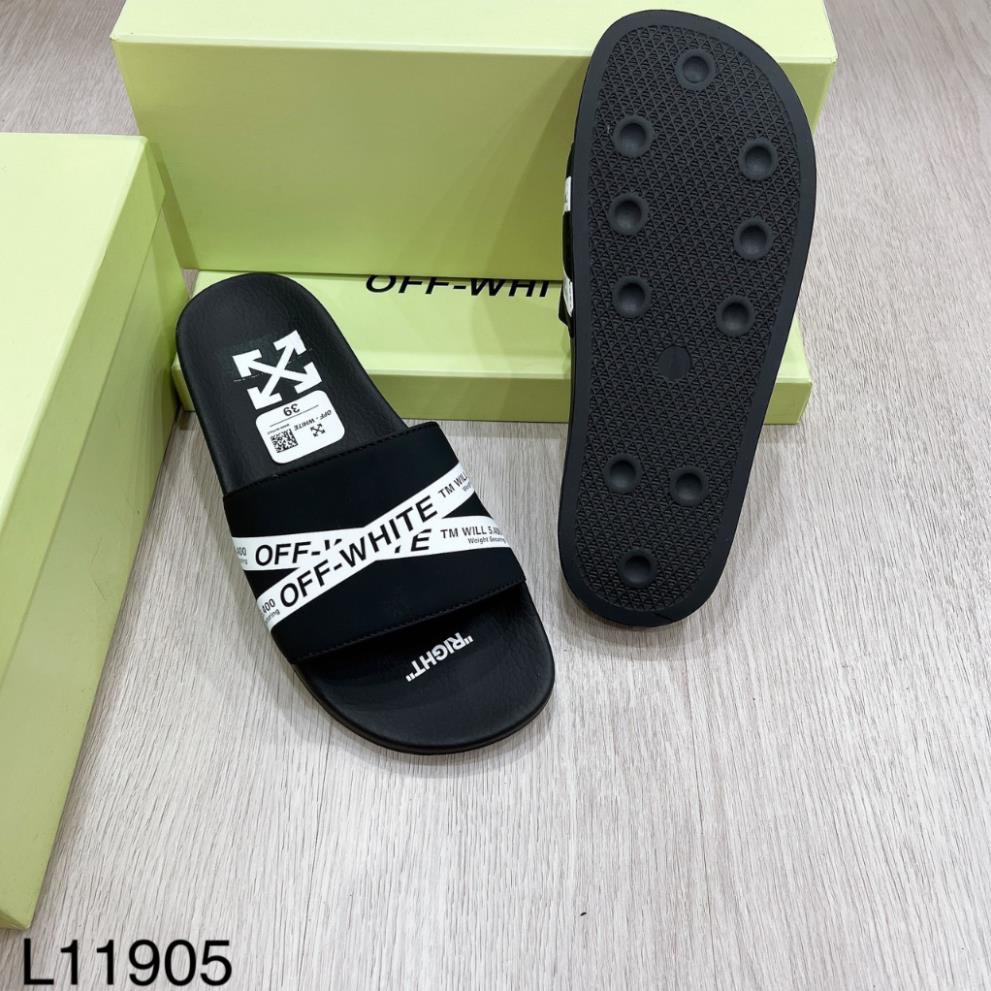 Dép Quai Ngang OFF WHITE Chữ Chéo Mẫu Mới Nhất - Dép Lê Nam OFF WHITE Cực Đẹp
