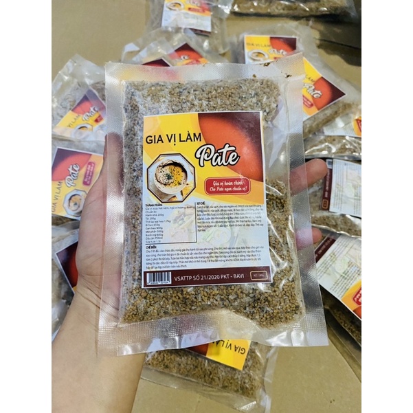 GIA VỊ LÀM PATE MỘT GÓI LÀM ĐƯỢC 7KG THÀNH PHẨM KÈM HƯỚNG DẪN CÁCH LÀM CỰC ĐƠN GIẢN