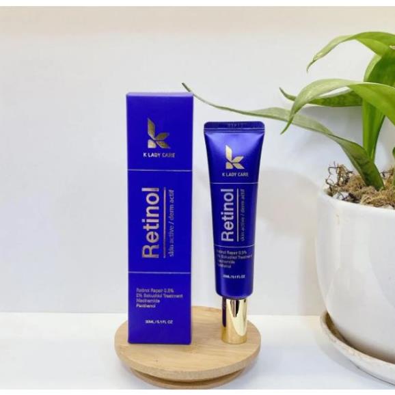 Kem Retinol K Lady Care 0.5% Hàn Quốc, Kem Dưỡng Retinol Giữ Ẩm Căng Bóng Da Chính Hãng.