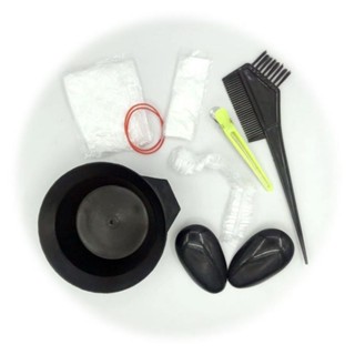 Bộ dụng cụ nhuộm tóc tại nhà full 8 món mini size