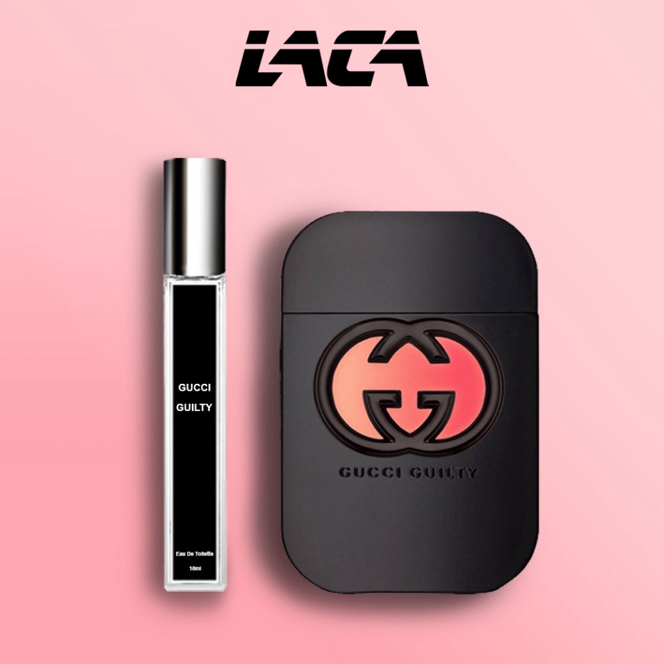Nước Hoa Nữ Guc.ci Guilty Black Mẫu Thử LACA Chai Chiết 10ml Dạng Xịt - Thơm Lâu, Quyến Rũ