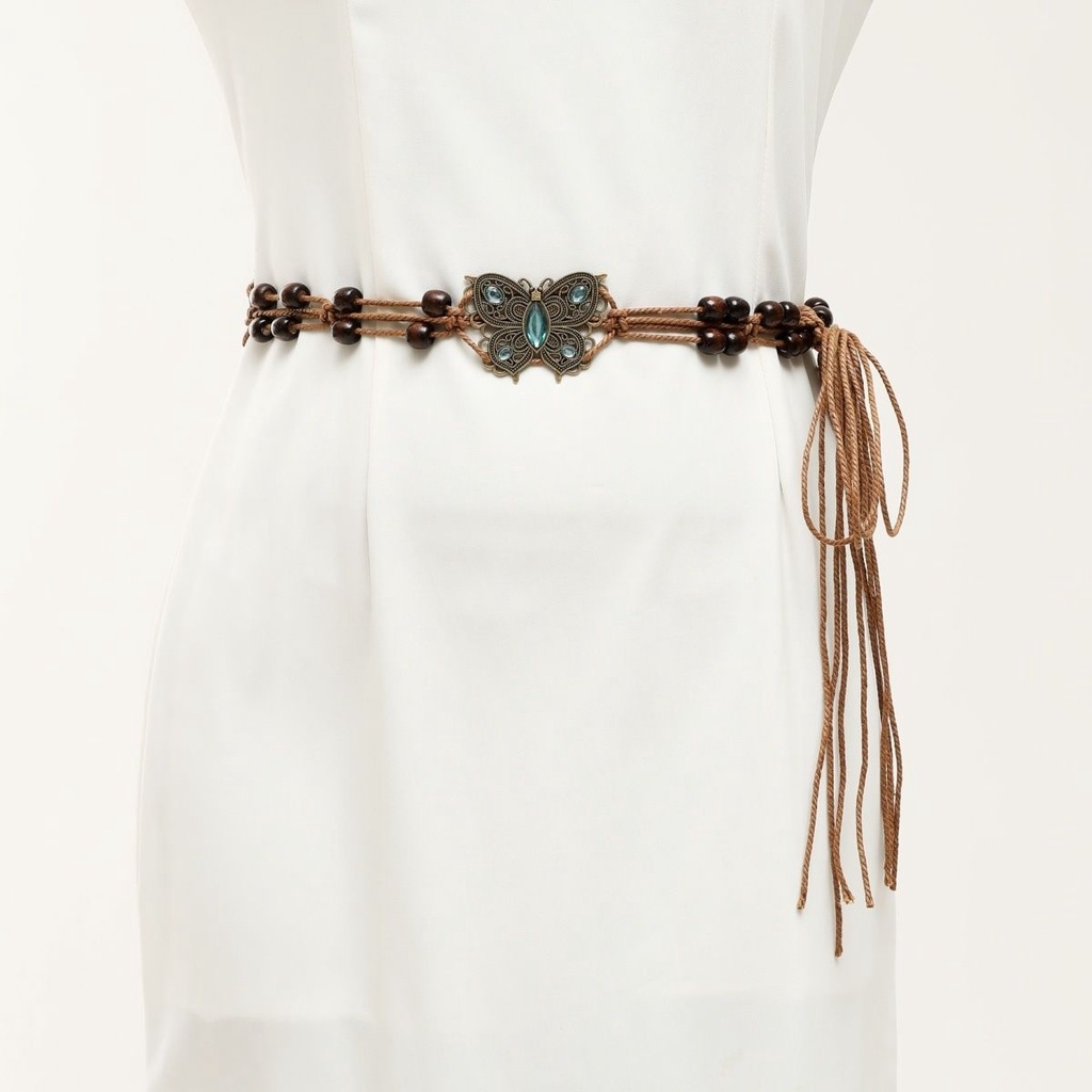 Dây Thắt Lưng Dây Xích Phong Cách Bohemian Thời Trang Cho Nữ