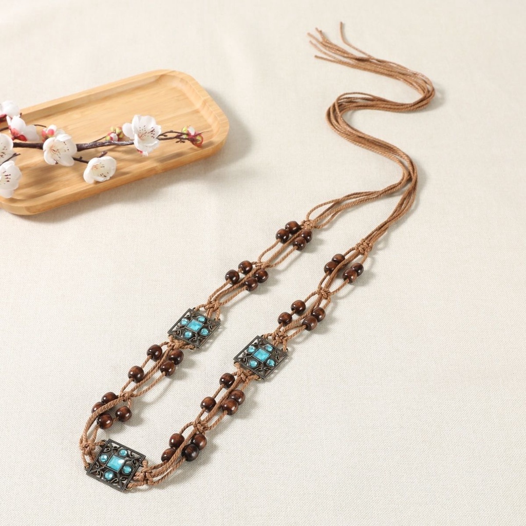Dây Thắt Lưng Dây Xích Phong Cách Bohemian Thời Trang Cho Nữ