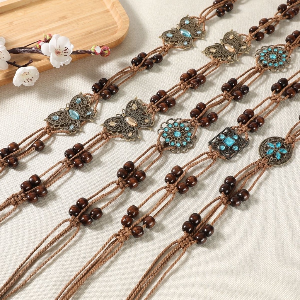 Dây Thắt Lưng Dây Xích Phong Cách Bohemian Thời Trang Cho Nữ