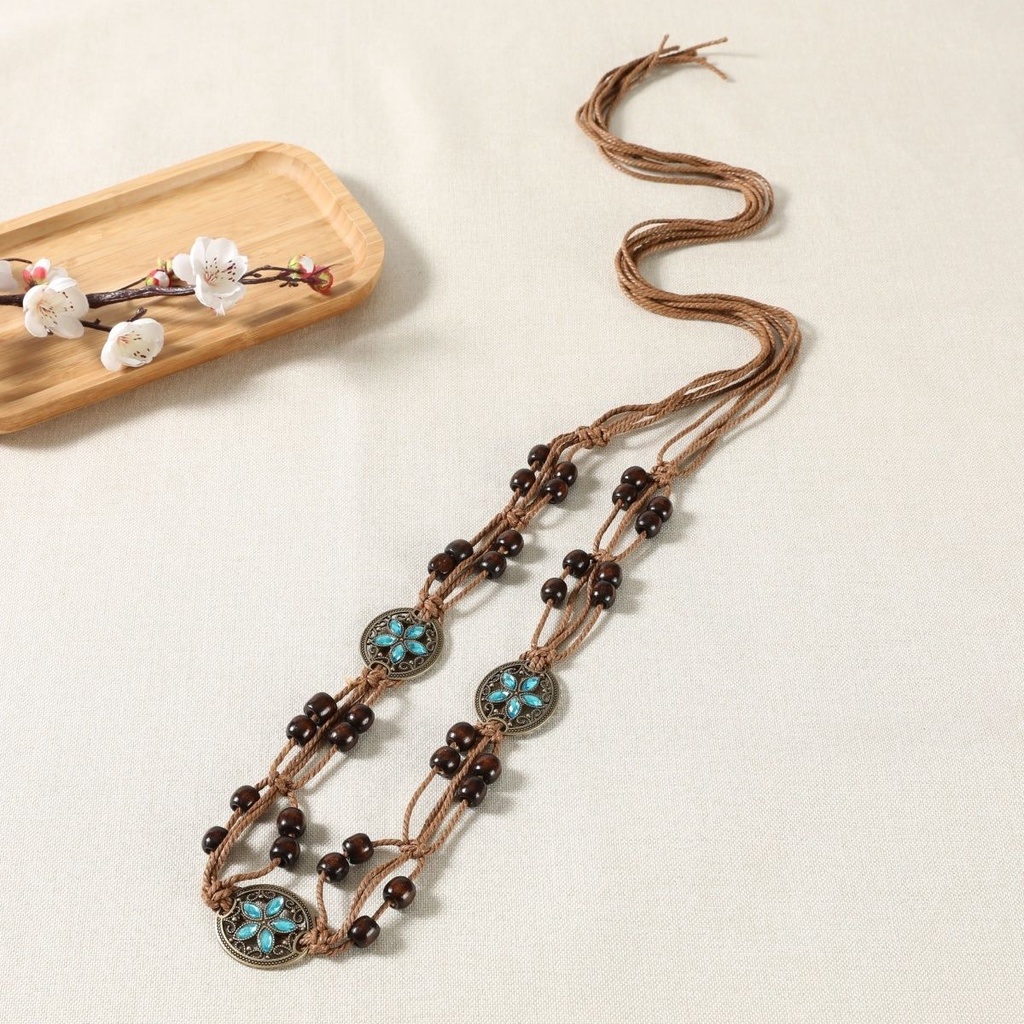 Dây Thắt Lưng Dây Xích Phong Cách Bohemian Thời Trang Cho Nữ