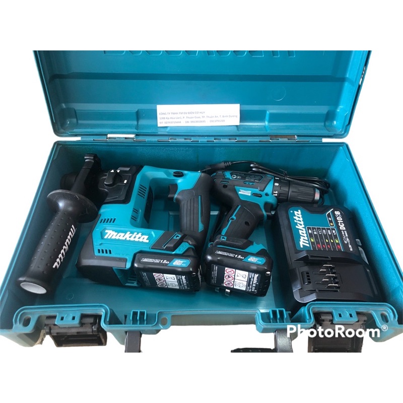 Combo khoan PIN MAKITA (HR140D + DF333 + 1 sạc + 2pin)