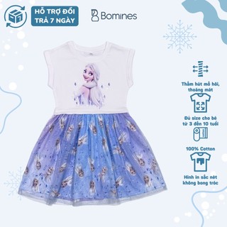 Váy bé gái công chúa elsa bomines xinh xắn điệu đà cho bé 3- 10 tuổi, 12- 30kg damsatnachphoitungelsa3d