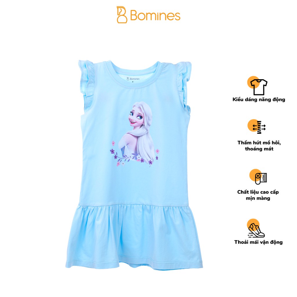 Váy bé gái công chúa BOMINES, cánh tiên, mát, mịn size từ 10- 30kg DAMCANHTIEN2LOPELSAHOA