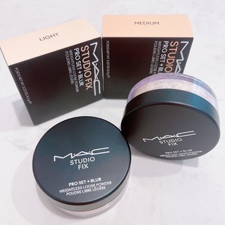Phấn phủ bột Mac Studio Fix Pro Set + Blur Loose Powder