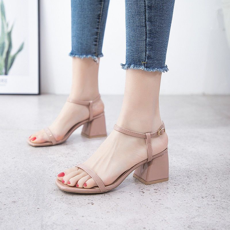Giày Sandal Cao Gót Thời Trang Mùa Hè Thanh Lịch Dễ Phối Đồ Dành Cho Nữ