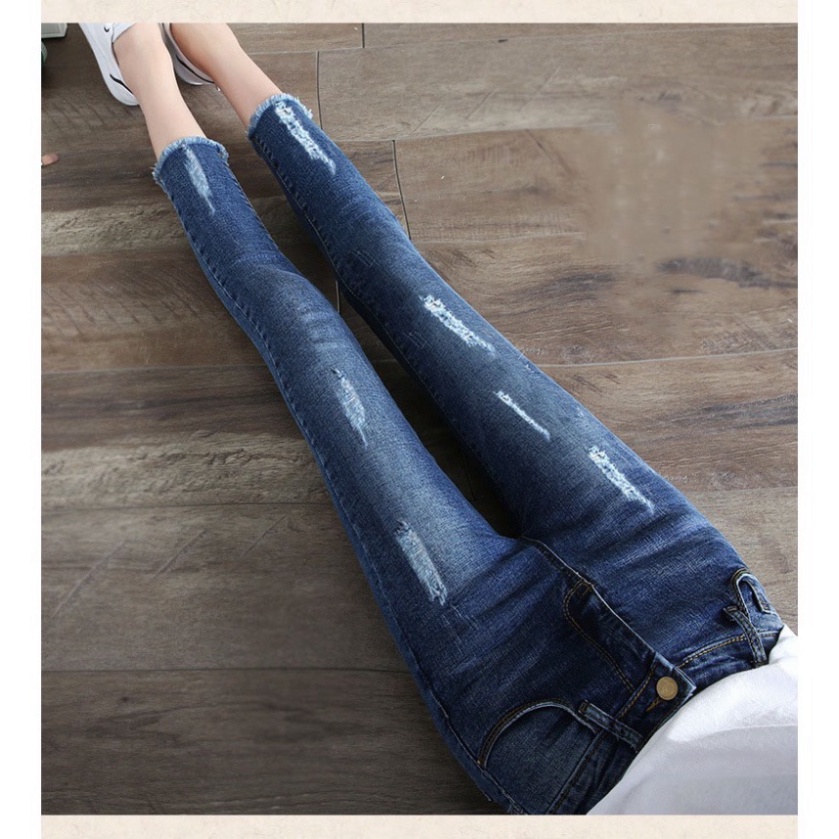 Quần Bò Nữ Lững Quần 9 Tấc Dáng ôm co và giãn [Z02] a15 | BigBuy360 - bigbuy360.vn