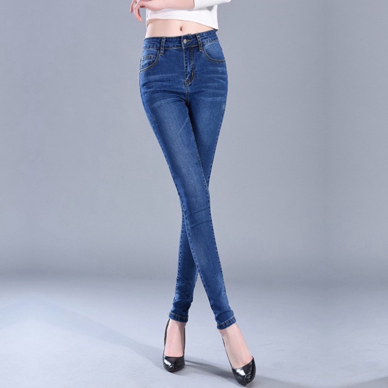 Quần jean nữ Dáng skinny quần bò nữ lưng cao dáng ôm co giãn chuẩn form [Z02] a15 | BigBuy360 - bigbuy360.vn