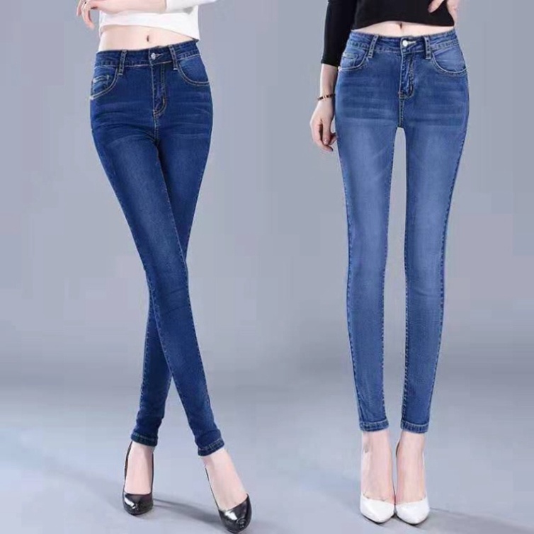 Quần jean nữ Dáng skinny quần bò nữ lưng cao dáng ôm co giãn chuẩn form [Z02] a15 | BigBuy360 - bigbuy360.vn
