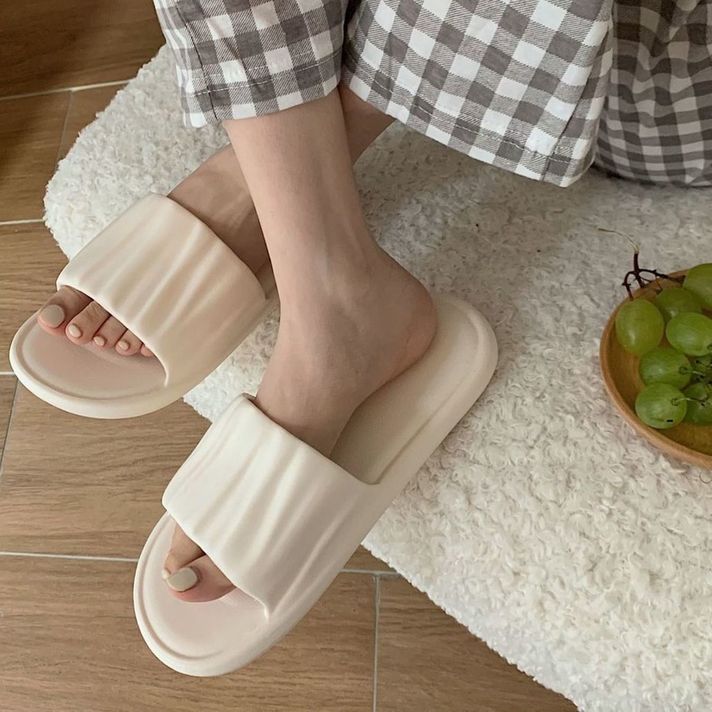 Dép Đi Trong Nhà Đế Dày Mềm Mại Thoải Mái Chống Trượt Họa Tiết Dễ Thương