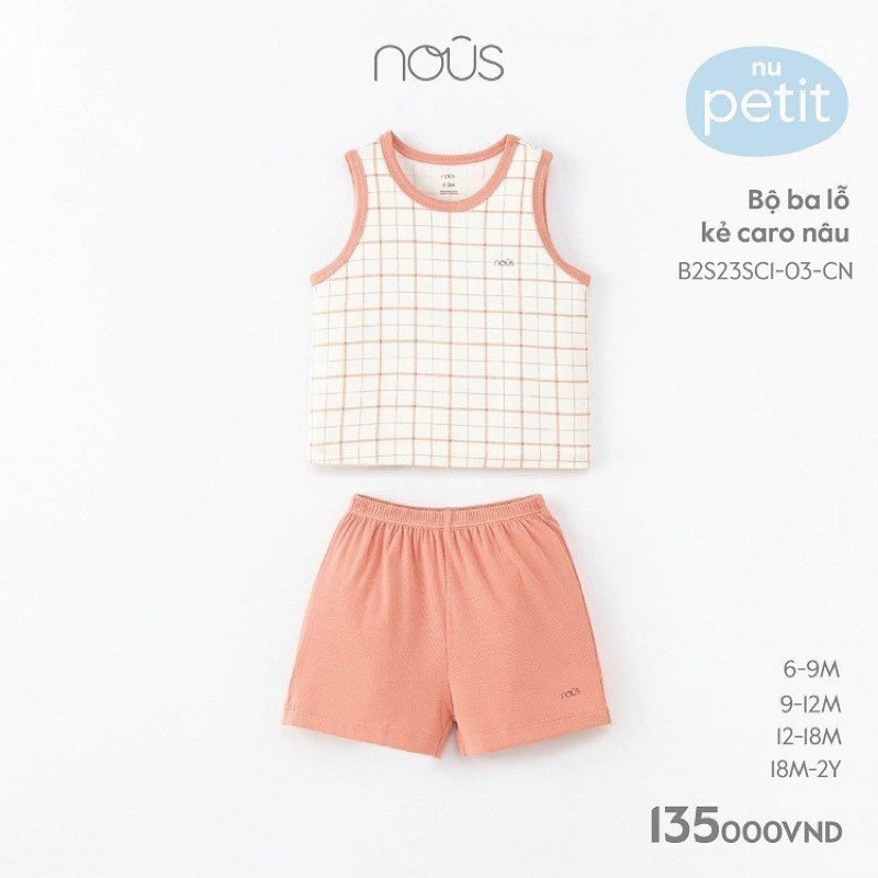 Bộ Ba lỗ cho bé yêu - balo Petti mềm mại 2023