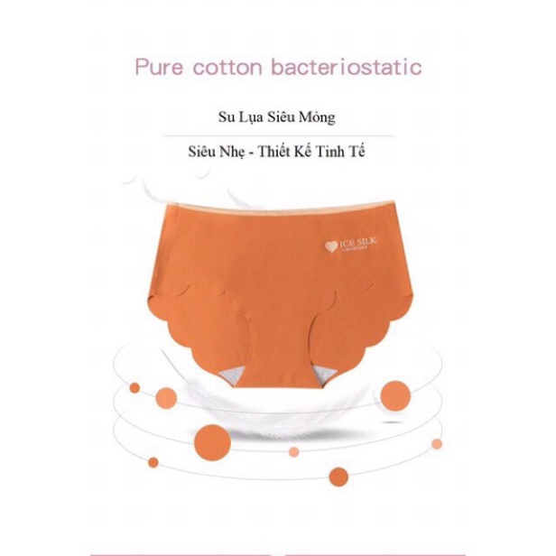 QUẦN LÓT SU LỤA Viền Sóng Chống Tụt Silk Hot trend 01