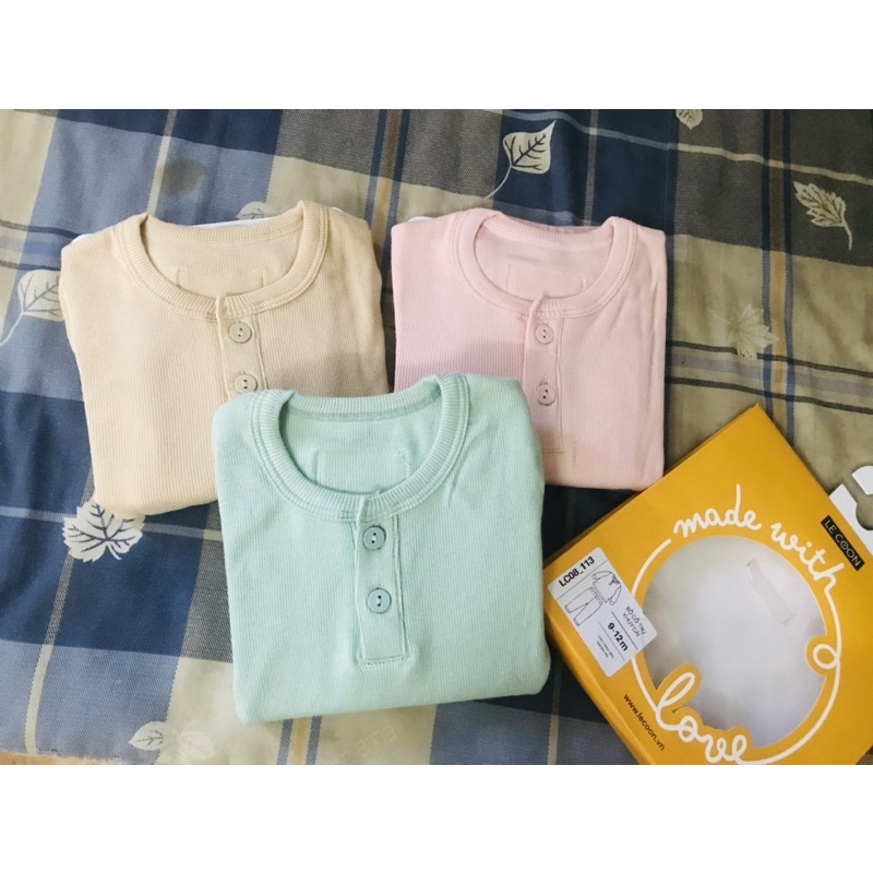 Bộ dài tay LE COON cho bé yêu chất thun tăm mềm mại - LE COON 2022