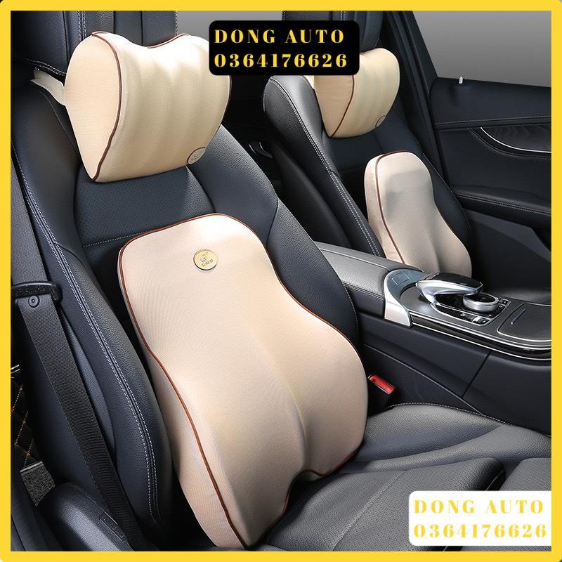 Gối tựa đầu và lưng cao su non để ghế ô tô Dong Auto | BigBuy360 - bigbuy360.vn