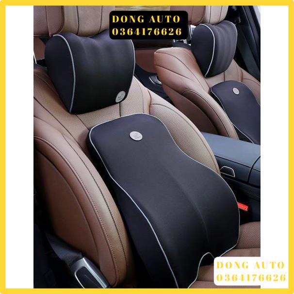 Gối tựa đầu và lưng cao su non để ghế ô tô Dong Auto | BigBuy360 - bigbuy360.vn
