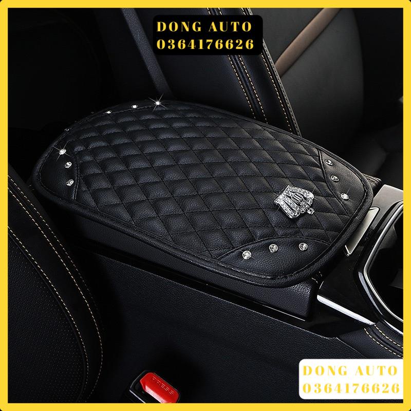 Đệm Tỳ Tay Ô Tô Vương miện 3D Đệm Trang Trí Xe Hơi