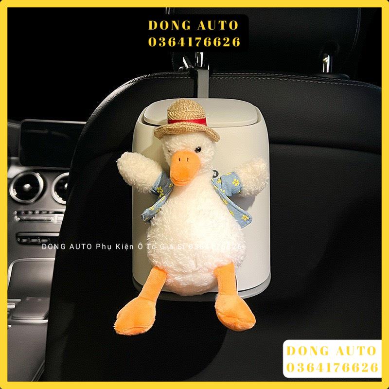Thùng Rác Ô Tô Nắp Nhấn Hình Thú Cưng Đặt Trên Xe Hơi Đáng Yêu