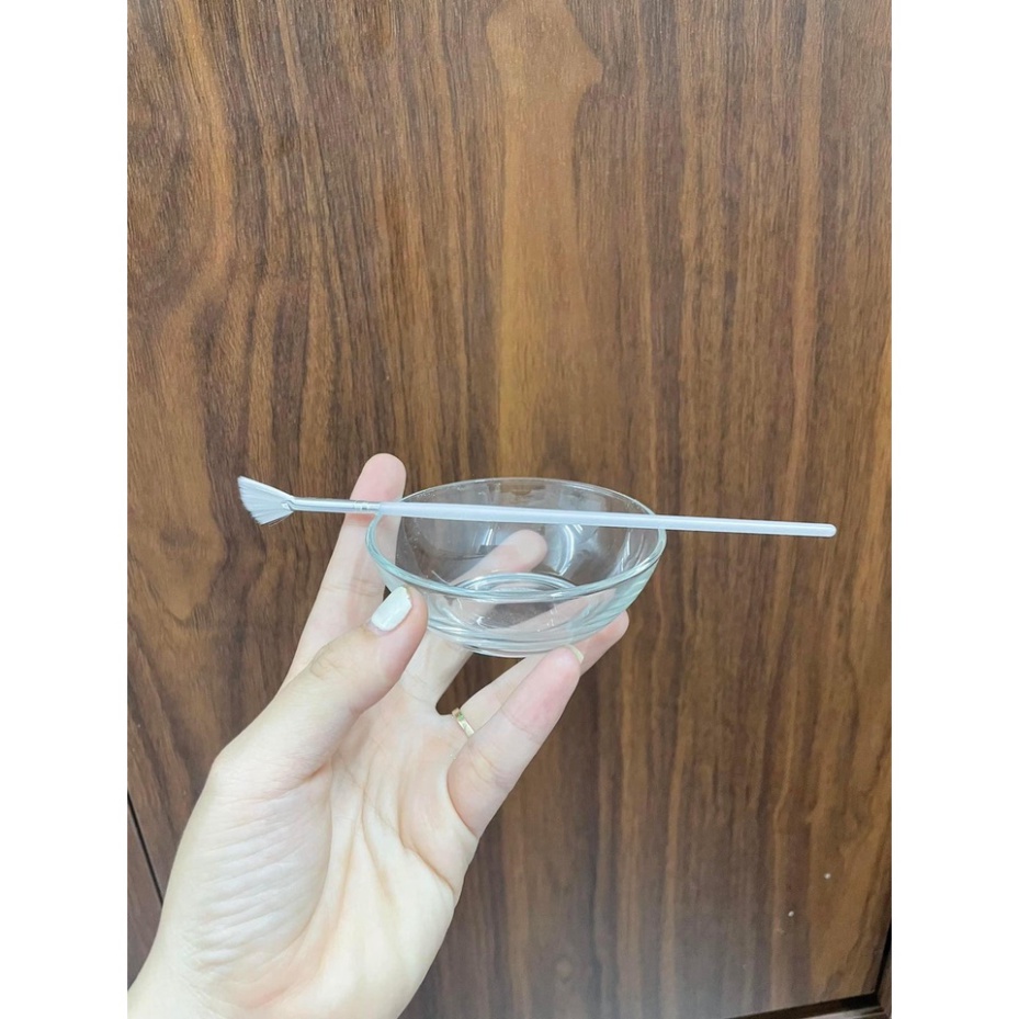 Bát và cọ quét peel mặt, cọ quét peell quét mặt nạ siêu đẹp