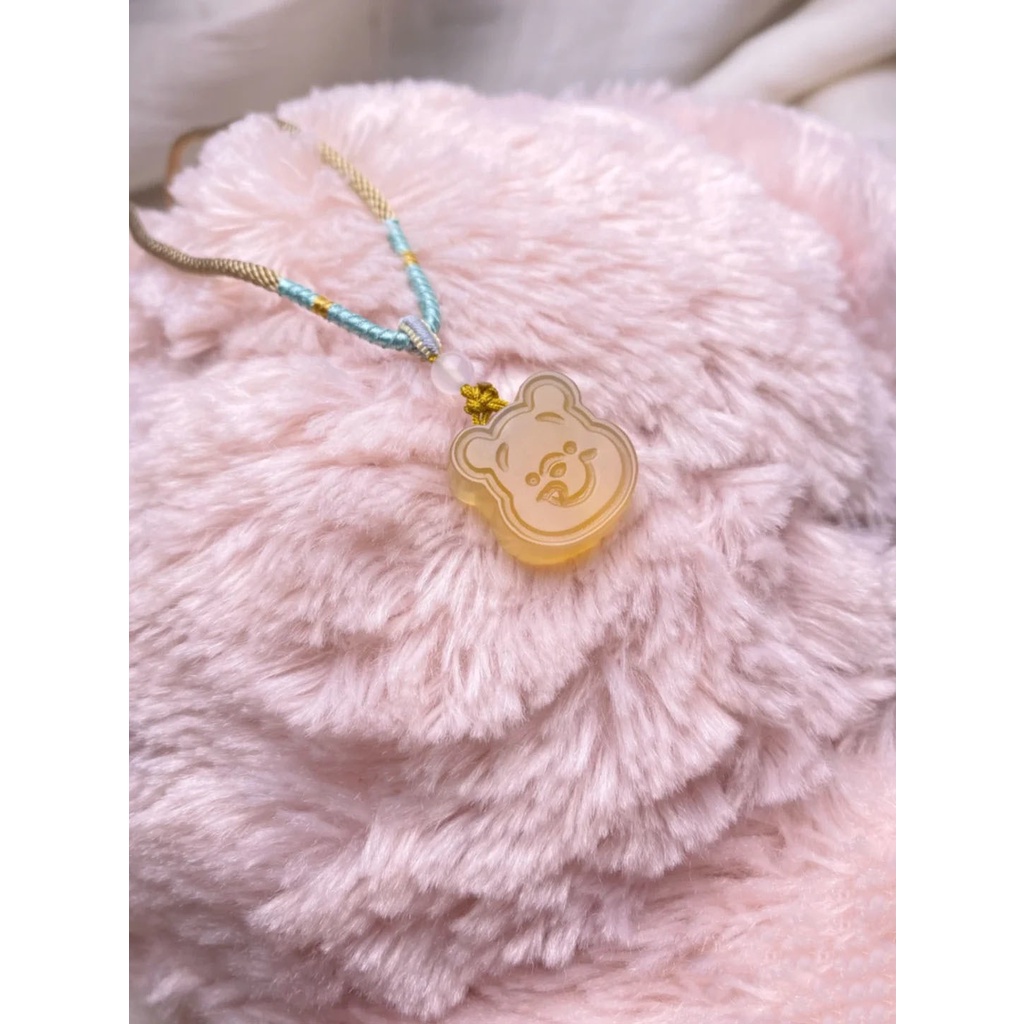 Vòng cổ Mặt Winnie the Pooh Dễ Thương Và Không Phai Màu Thời Trang niche Cá Nhân Hóa