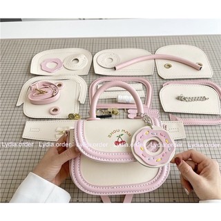 Túi xách Donut Tự Đan kèm móc treo