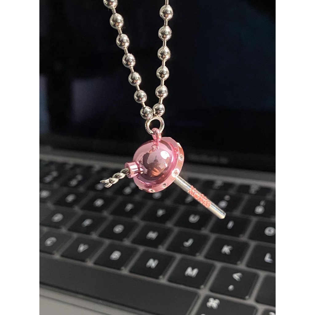 Vòng cổ Xiaohongshu Với Phong Cách Màu Hồng Mơ Mộng Nhỏ Gọn Nhẹ Nhàng Thiết Kế Sang Trọng