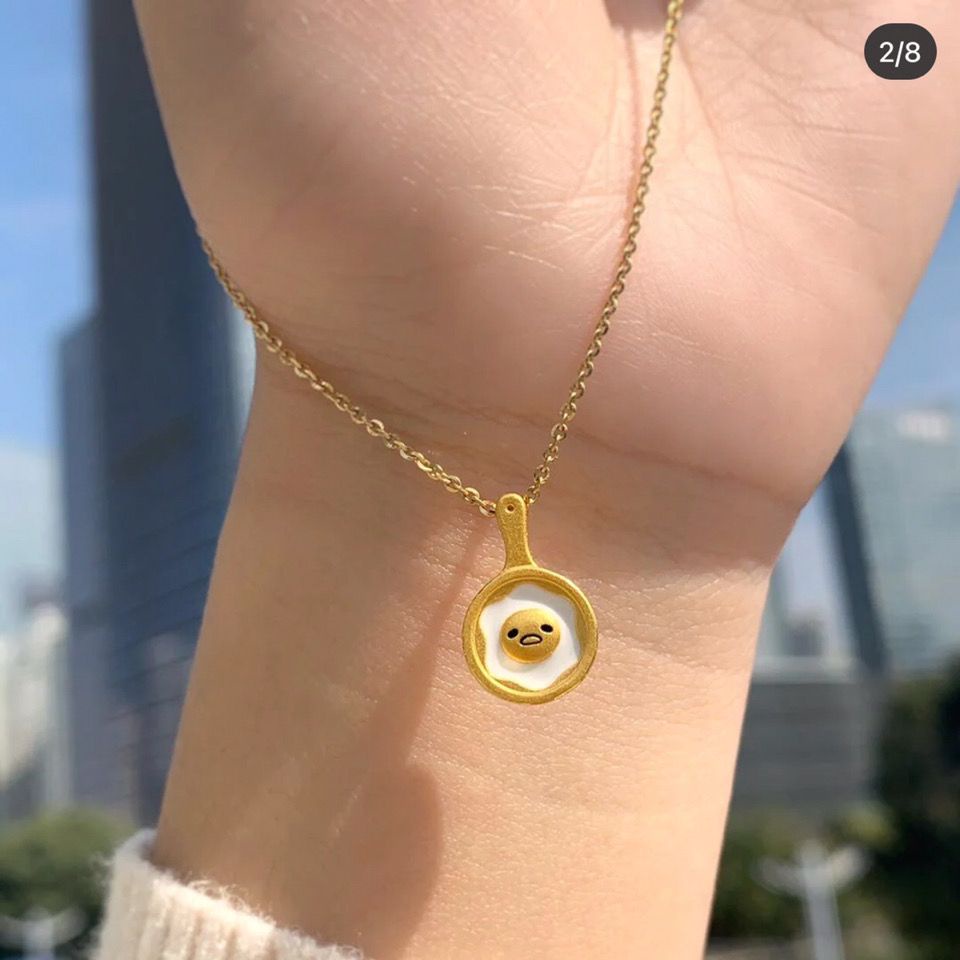 Vòng cổ Bạc 925 Mặt Hình Chú Chó Dafu Dễ Thương Thời Trang 2021
