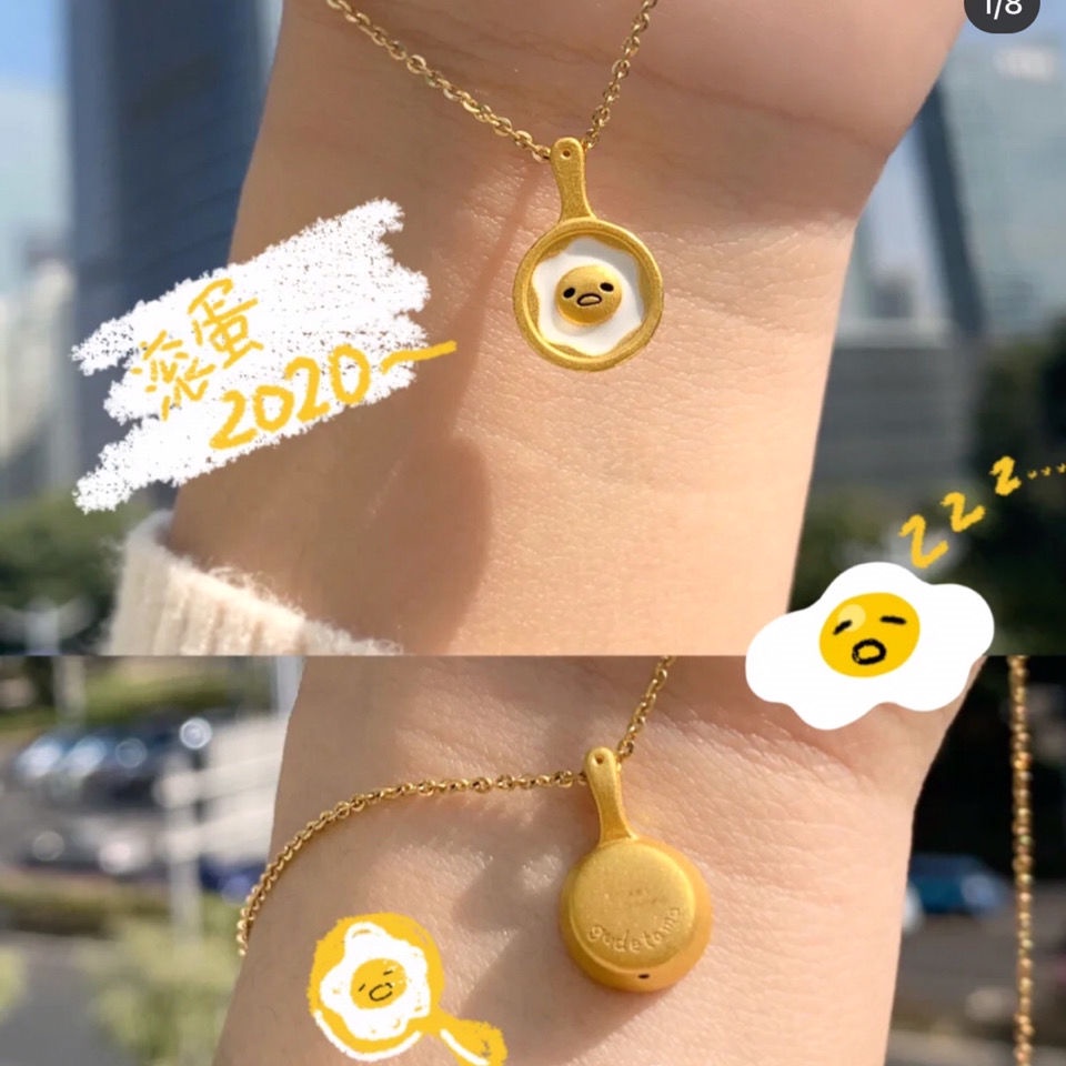 Vòng cổ Bạc 925 Mặt Hình Chú Chó Dafu Dễ Thương Thời Trang 2021