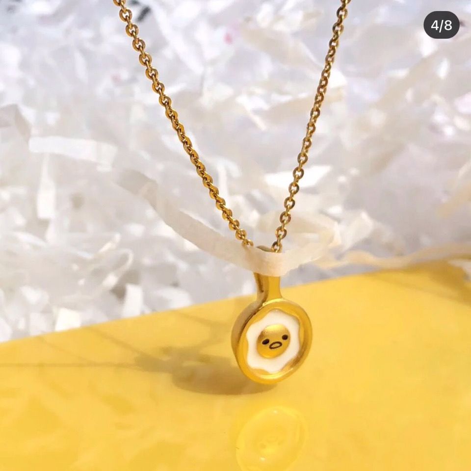 Vòng cổ Bạc 925 Mặt Hình Chú Chó Dafu Dễ Thương Thời Trang 2021