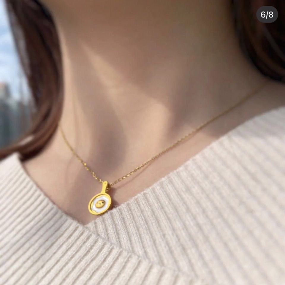 Vòng cổ Bạc 925 Mặt Hình Chú Chó Dafu Dễ Thương Thời Trang 2021