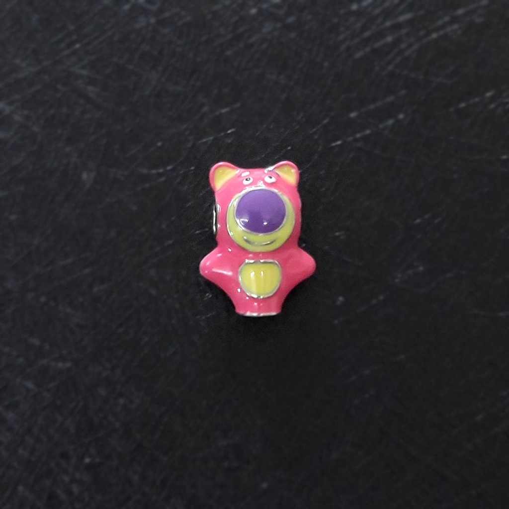 Vòng cổ Mặt Hình Gấu Và Dâu Tây Tráng Men Sang Trọng Thời Trang Đa Năng Dành Cho Bạn Nữ