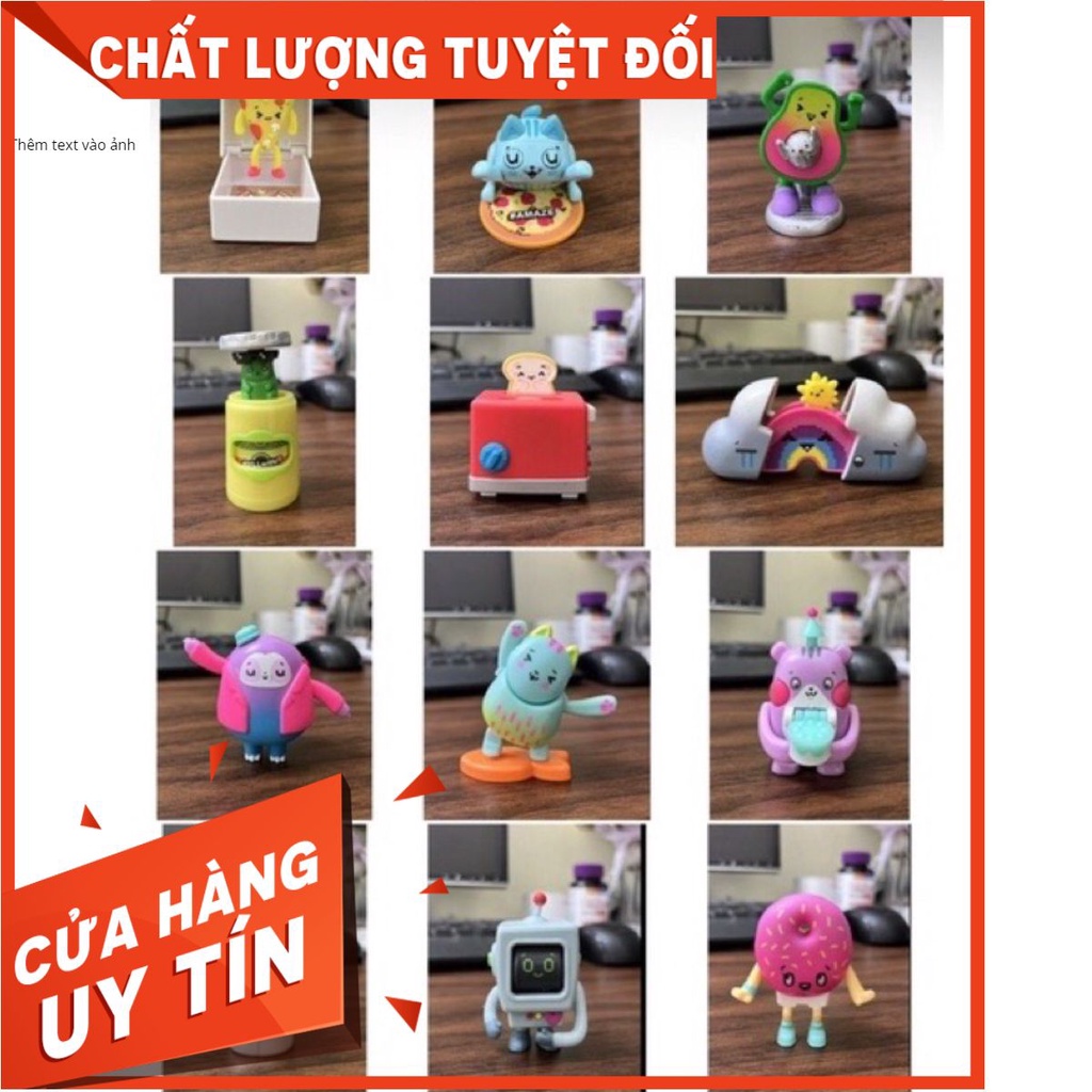 Set 10 món Đồ Chơi mô hình tương tác Oh My Gif {Giao Ngẫu nhiên} không trùng mẫu